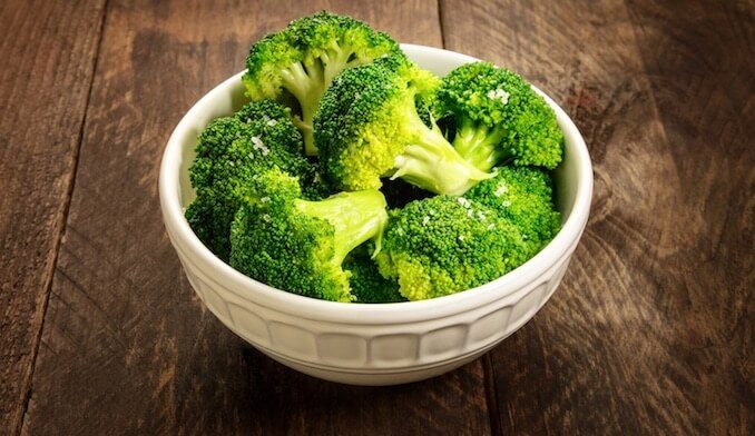 A bowl full of broccoli
