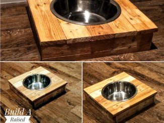 Build a Raised Dog Bowl Stand