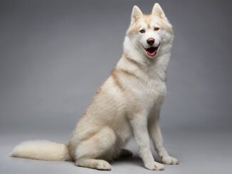 White Husky Dog