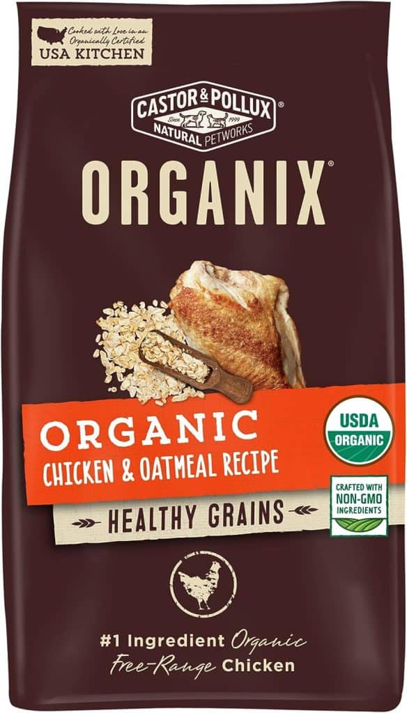 Castor & Pollux Organix, Organic Chicken & Oatmeal Recipe