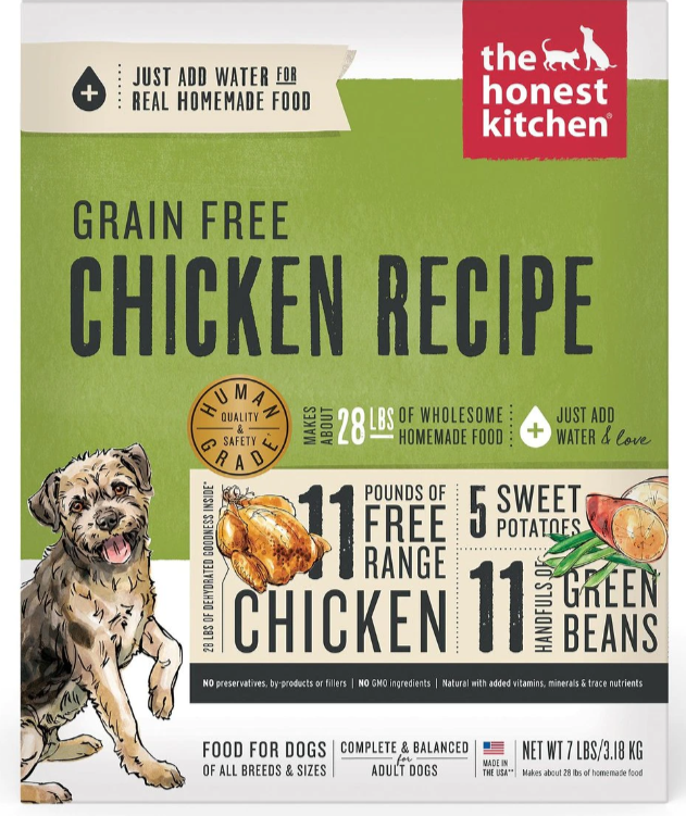 The Honest Kitchen Grain-Free Chicken Recipe Dehydrated Dog Food