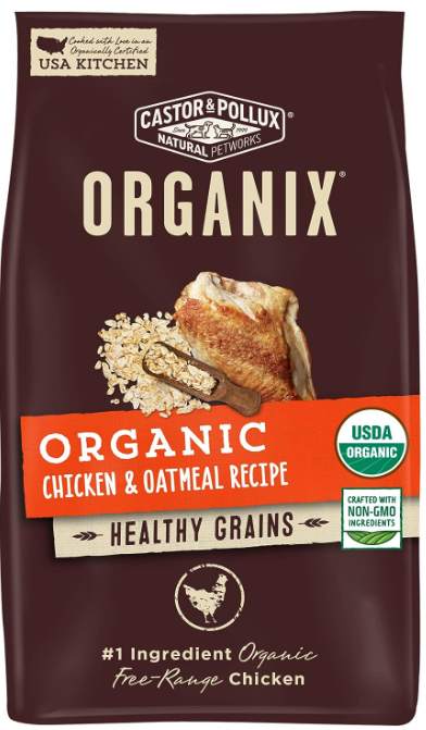Castor & Pollux ORGANIX Organic Chicken & Oatmeal Recipe Dry Dog Food