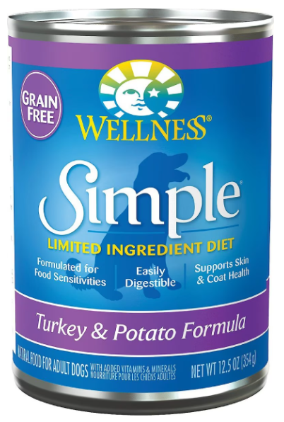 Wellness Simple Limited Ingredient Diet Grain-Free Turkey & Potato Formula